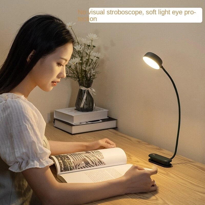 Creative Universal Hose Night Light Foldable Student Reading Eye Protection Lamp Bedside USB Charging LED Desk Lamp