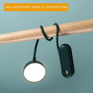 Creative Universal Hose Night Light Foldable Student Reading Eye Protection Lamp Bedside USB Charging LED Desk Lamp