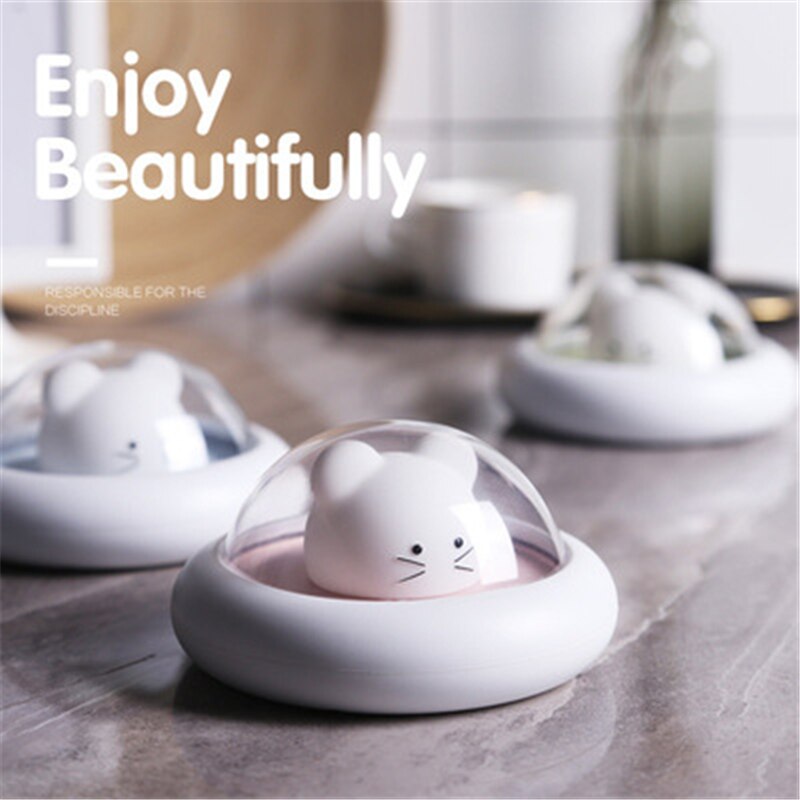 Cute LED Night Light Dimmable Touch Sensor Hamster Night Lamp Kids Baby Bedroom Desktop Decor Ornaments Battery/USB Charge