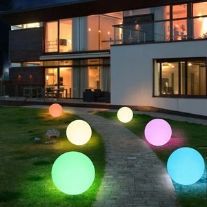 LED Garden Ball Light RGB Underwater light IP68 Outdoor Christmas Wedding Party Lawn Lamps Swimming Pool Waterproof Floating