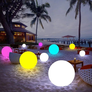 LED Garden Ball Light RGB Underwater light IP68 Outdoor Christmas Wedding Party Lawn Lamps Swimming Pool Waterproof Floating