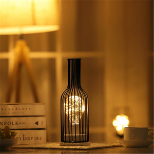 LED Table Lamp Reading Lamp Night Light Bedroom Bedside Lamp Desk Lighting Living Room Retro Classic Iron Home Decoration