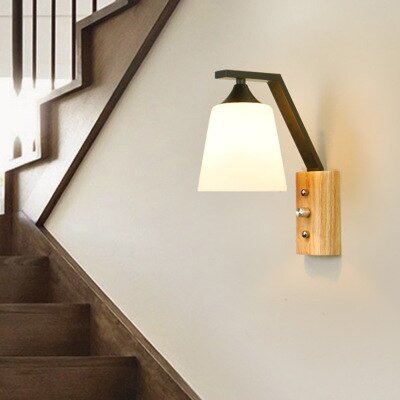 Modern Wood Wall Lamp Creative Resin Model Wall Lamps For Living Room Bedroom Children's Room Nordic Home Decor Light Fixtures