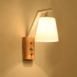 Modern Wood Wall Lamp Creative Resin Model Wall Lamps For Living Room Bedroom Children's Room Nordic Home Decor Light Fixtures