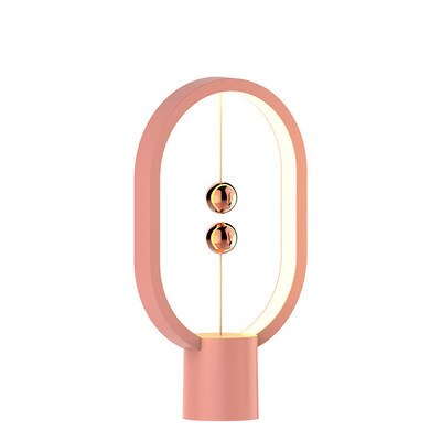 Night Light Touch Control Ellipse Magnetic Mid-air Switch Eye-Care USB Rechargeable Mini Balance LED Table Lamp