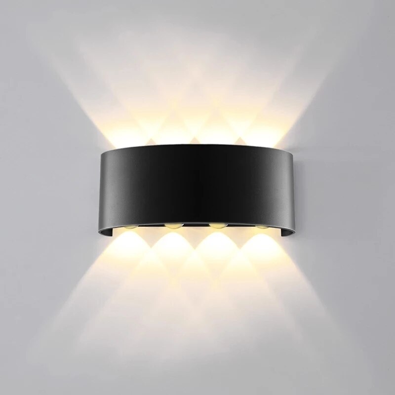 Nordic Wall Lamp LED Up Down Wall Lights Aluminum Outdoor Indoor Sconce Ip65 Home Stairs Bathroom Bedroom Bedside Lighting Lamp