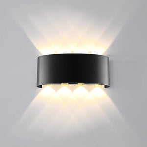 Nordic Wall Lamp LED Up Down Wall Lights Aluminum Outdoor Indoor Sconce Ip65 Home Stairs Bathroom Bedroom Bedside Lighting Lamp