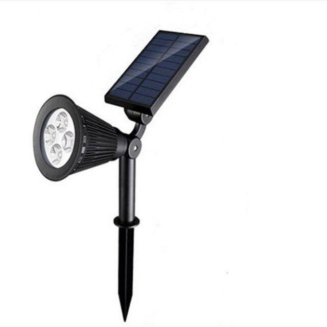 Solar Spotlights LED Outdoor Solar Lights Waterproof Garden Landscape Street Lawn Lamp Warm White RGB Spot Light for Dark Corner