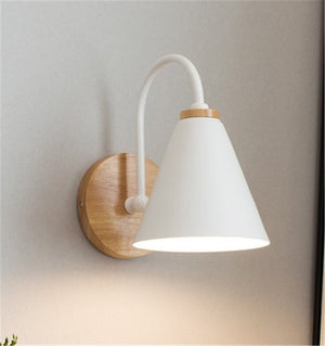 Wall Lights Bedside Wall Lamp Bedroom Wall Light Sconce For Kitchen Restaurant Modern Wall lamp Nordic Macaroon Sconces Wooden